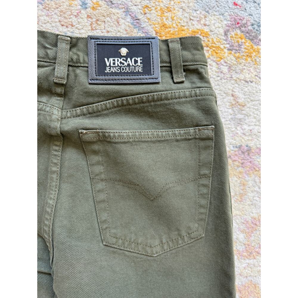 Versace Jeans Couture Green Vintage Denim - Picture 6 of 16